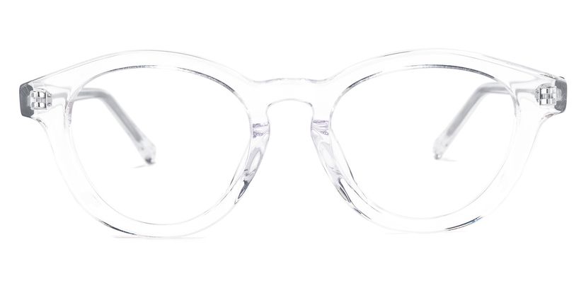 Pierce Round Clear Glasses