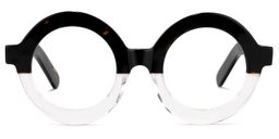 Calhoun Round Two-Tone Glasses0