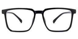 Zavala Rectangle Black Glasses0