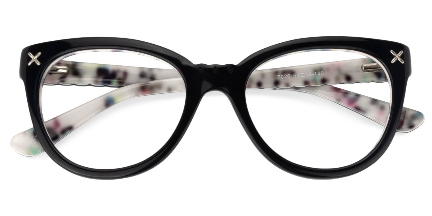 Cat Eye Black Glasses | Zeelool Glasses1