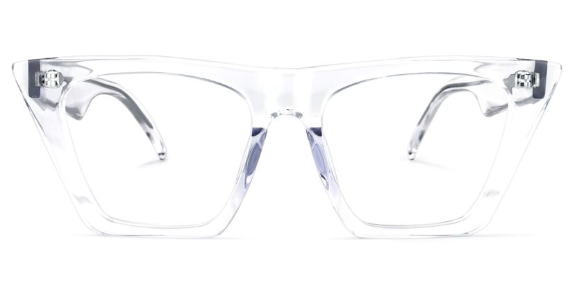 Cecile Cat Eye Clear Glasses