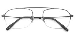 Chase Rectangle Silver Glasses1