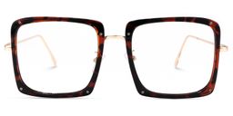 Ashe Square Tortoise Glasses0