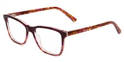 Cecilia Floral Rectangle Glasses9