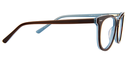 Laura Rectangle Brown Glasses5