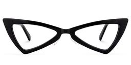 Cammie Cat Eye Black Glasses0
