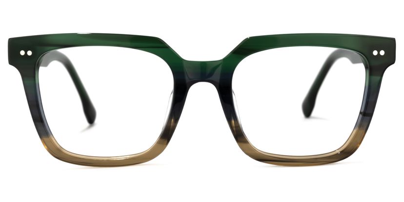 Minion Square Green Glasses