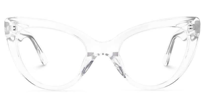 Claudette Cat Eye Clear Glasses