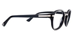 Aurora Round Black Glasses4