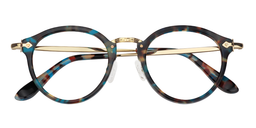 Felipa Round Blue-Tortoise Glasses1