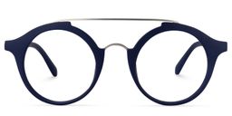 Clayton Aviator Dark Blue Glasses0
