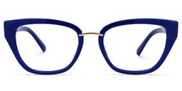 Conner Cateye Blue Glasses0