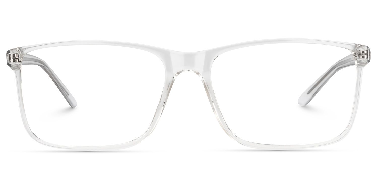 Rectangle Clear Glasses | Zeelool Glasses0