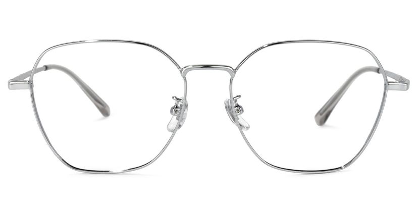 Sindele Square Silver Glasses