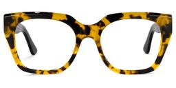 Braxton Square Tortoise Glasses0
