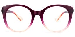 Migdalia Cateye Purple Glasses0