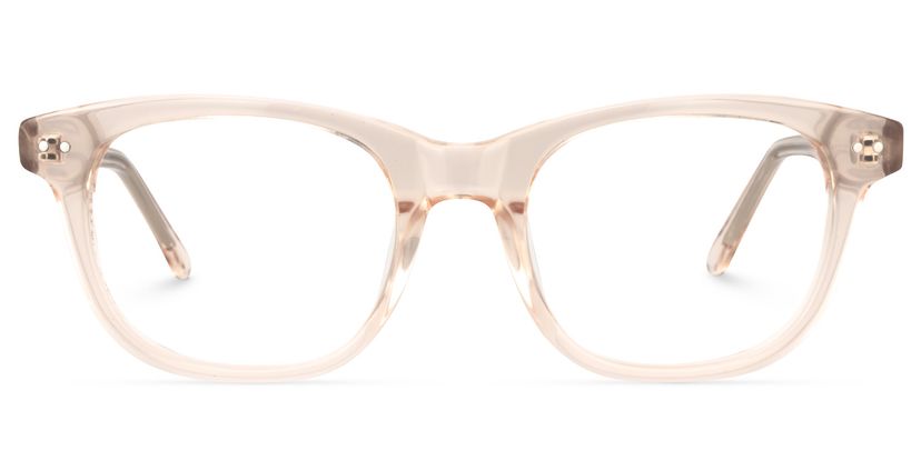 Daly Square Beige Glasses