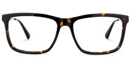 Darwin Rectangle Yellow-Tortoise Glasses0