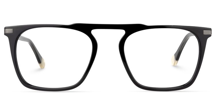Dave Square Black Glasses 