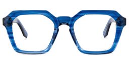 Fullen Square Blue Glasses0