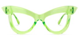 Dent Cat Eye Green Glasses0