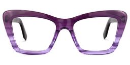 Armelin Cateye Purple Glasses0