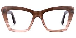 Armelin Cateye Brown Glasses0
