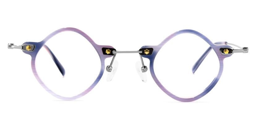 Malaj Geometric Purple Glasses