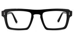 Muldrew Square Black Glasses0