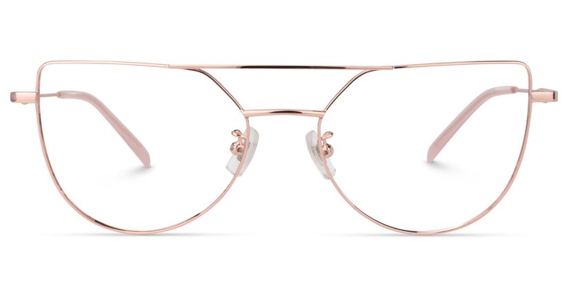Florrie Aviator Rose-Gold Glasses