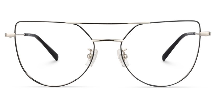 Florrie Aviator Silver Glasses
