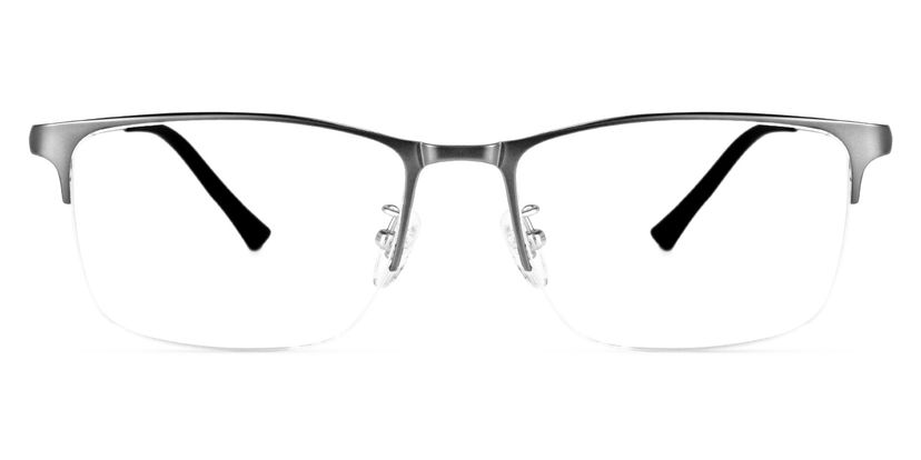 Priscila Rectangle Gray Glasses