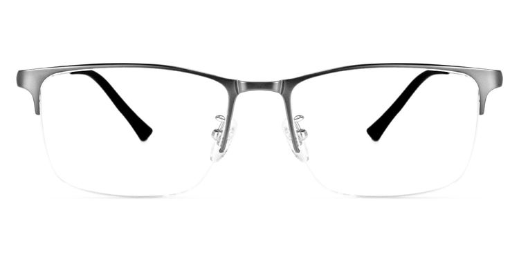 Priscila Rectangle Gray Glasses