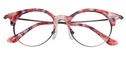 Giselle Browline Red Glasses1