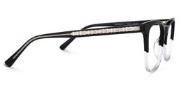 Revell Cateye Black-Clear Glasses2