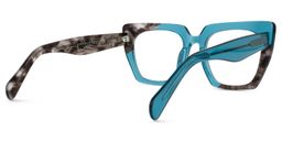 Dwana Square Blue Glasses3
