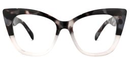 Royster Cateye White Glasses0