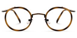 Camargo Round Tortoise Glasses0