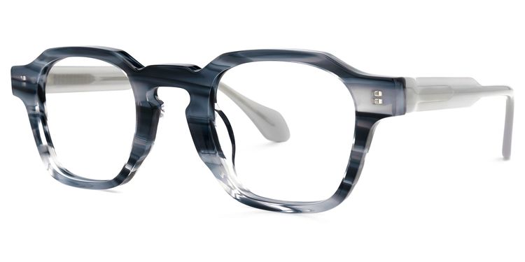 Faedo Square Blue Glasses