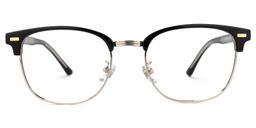 Carmida Browline Black Glasses0
