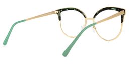 Laureano Browline Green-Tortoise Glasses4