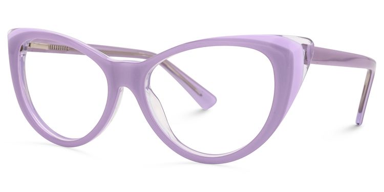 Vicky Cateye Purple Glasses