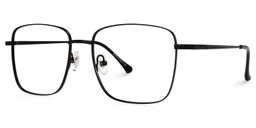 Earlene Square Black Glasses1