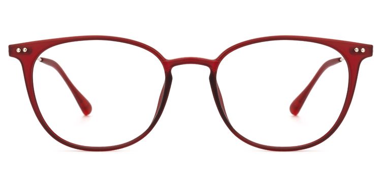 Vilanova Round Red Glasses