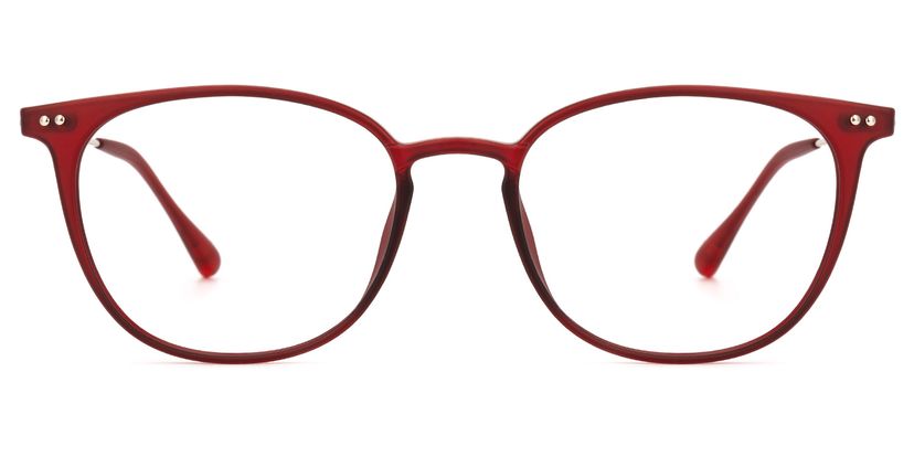 Vilanova Round Red Glasses