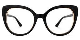 Shepard Cateye Black Glasses0