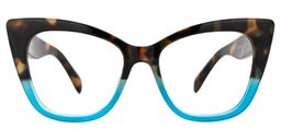 Royster Cateye Blue Glasses0