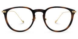 Maruchy Round Brown Glasses0