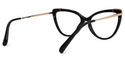 Yashira Cateye Black Glasses3