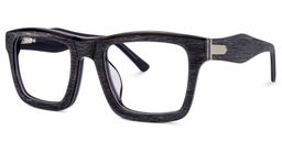 Riley Rectangle Dark-Gray Glasses1
